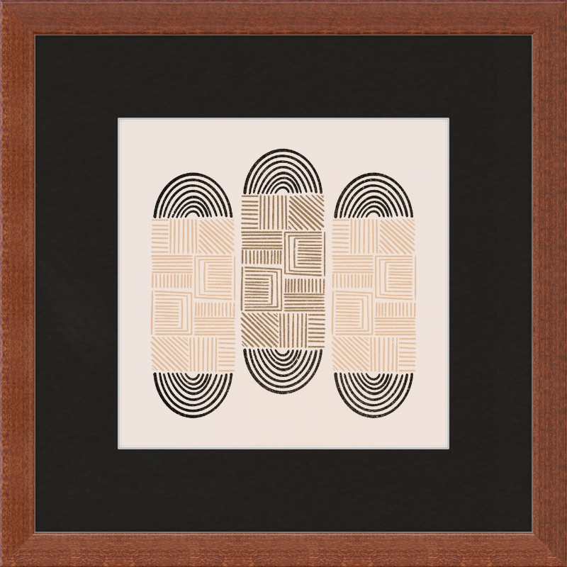 Cartouche Framed Art Print