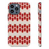 Hearts Aligned Pattern Phone Case - Tough & Trendy