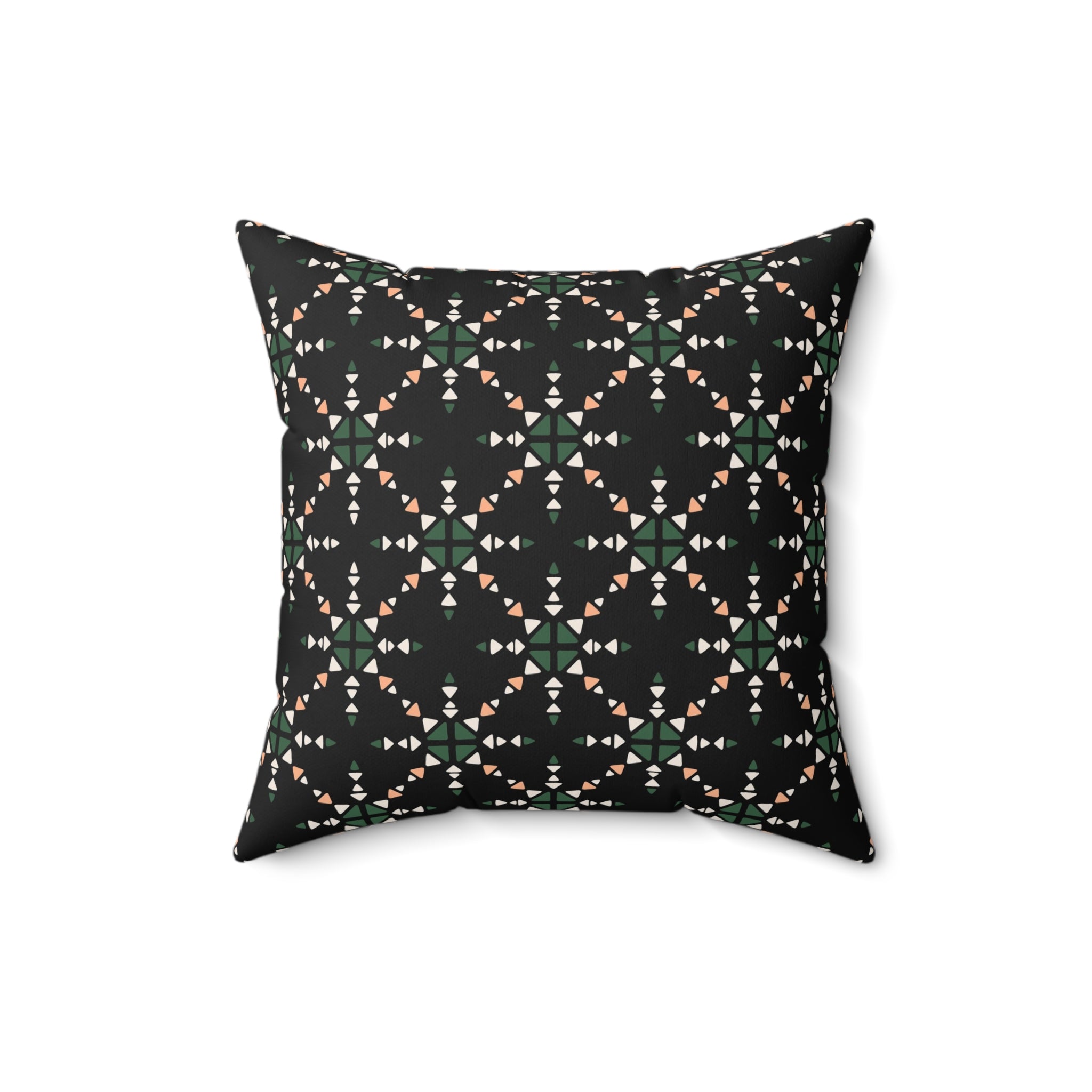 Forestry Geometric Pillow - Spun Polyester Square Cushion