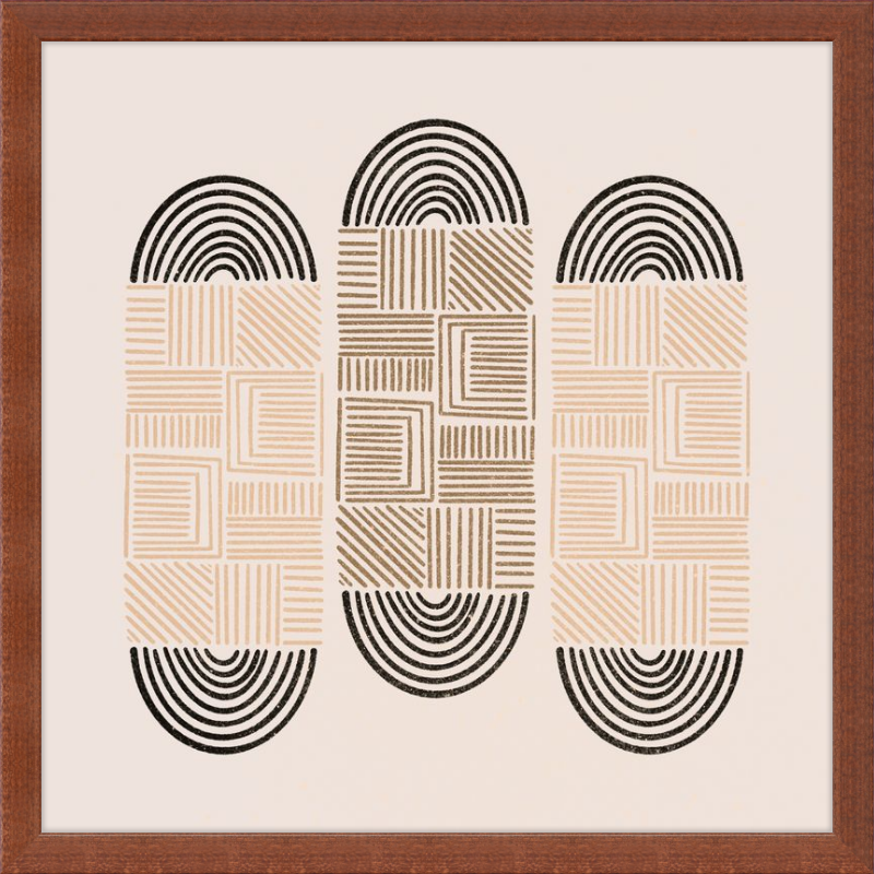 Cartouche Framed Art Print
