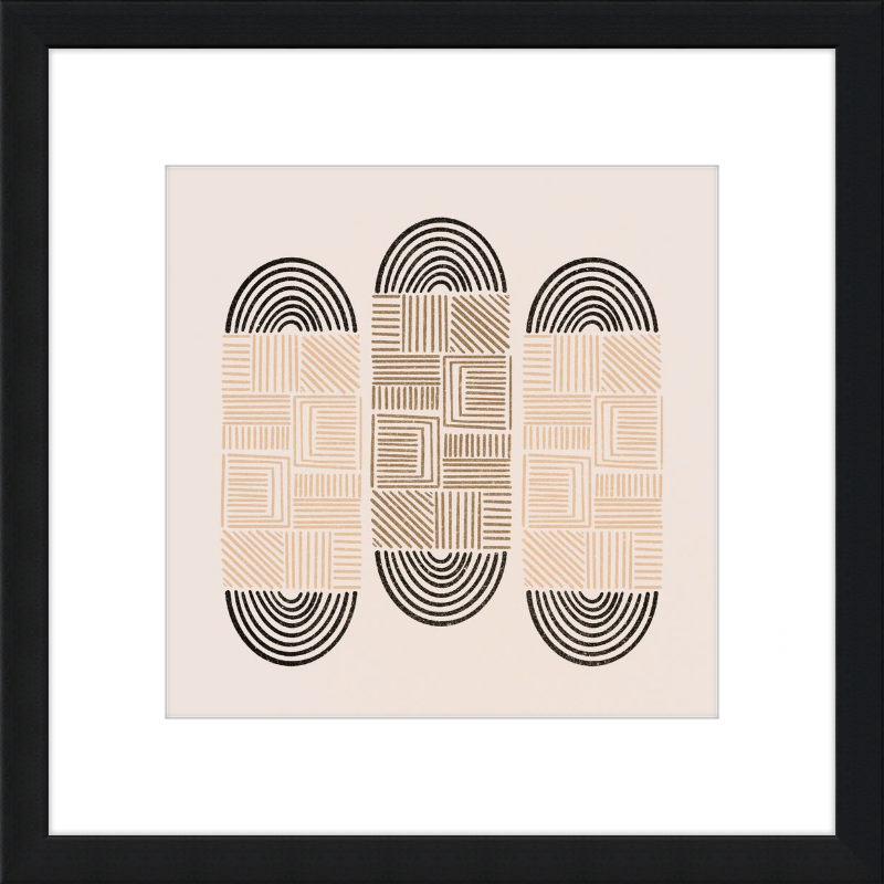 Cartouche Framed Art Print
