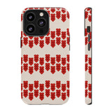 Hearts Aligned Pattern Phone Case - Tough & Trendy