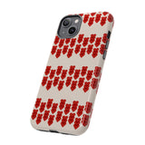 Hearts Aligned Pattern Phone Case - Tough & Trendy