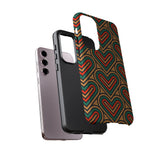 Stylish Heart Pattern Phone Case - Tough & Trendy