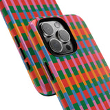 Candy Striped Pattern Phone Case - Tough & Trendy