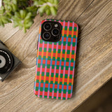 Candy Striped Pattern Phone Case - Tough & Trendy