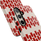 Hearts Aligned Pattern Phone Case - Tough & Trendy