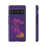 Ride or Die Cowgirl Pattern Phone Case - Tough & Trendy