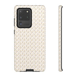 Pretty Gold and Grey Dots Phone Case - Tough & Trendy