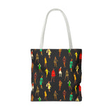 Vintage Fashion Ladies Print Tote Bag - Stylish & Versatile Carryall