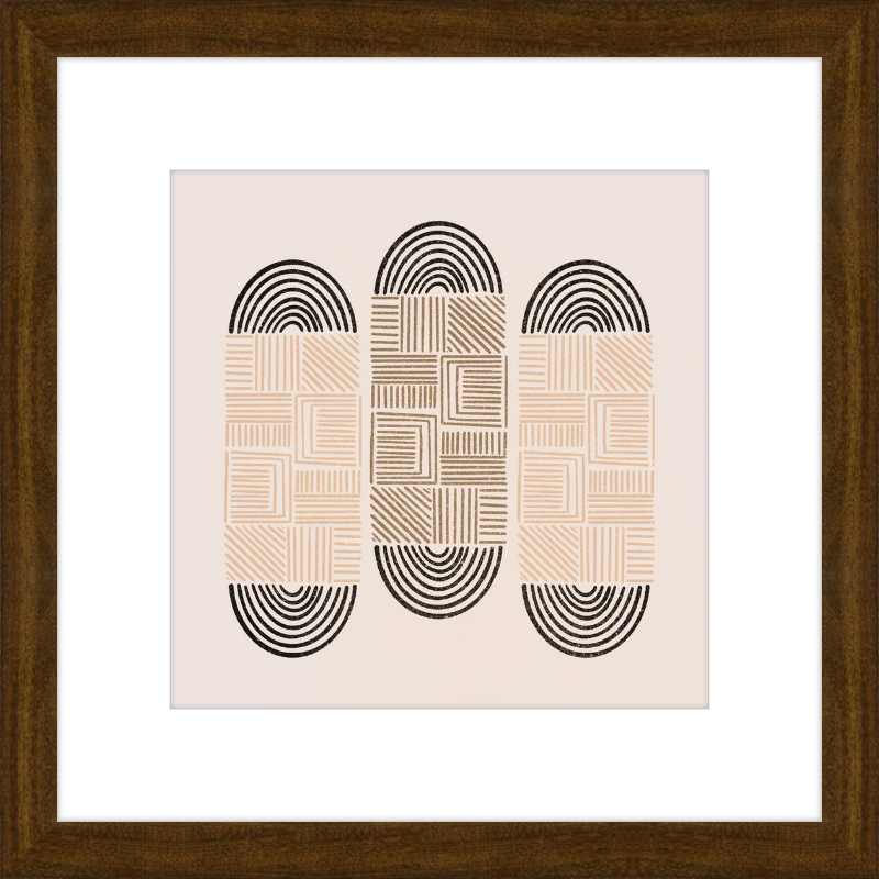 Cartouche Framed Art Print
