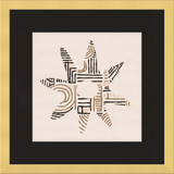 Cartouche Framed Art Print