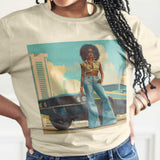 Miami Vibes Retro Women's Graphic T-shirt