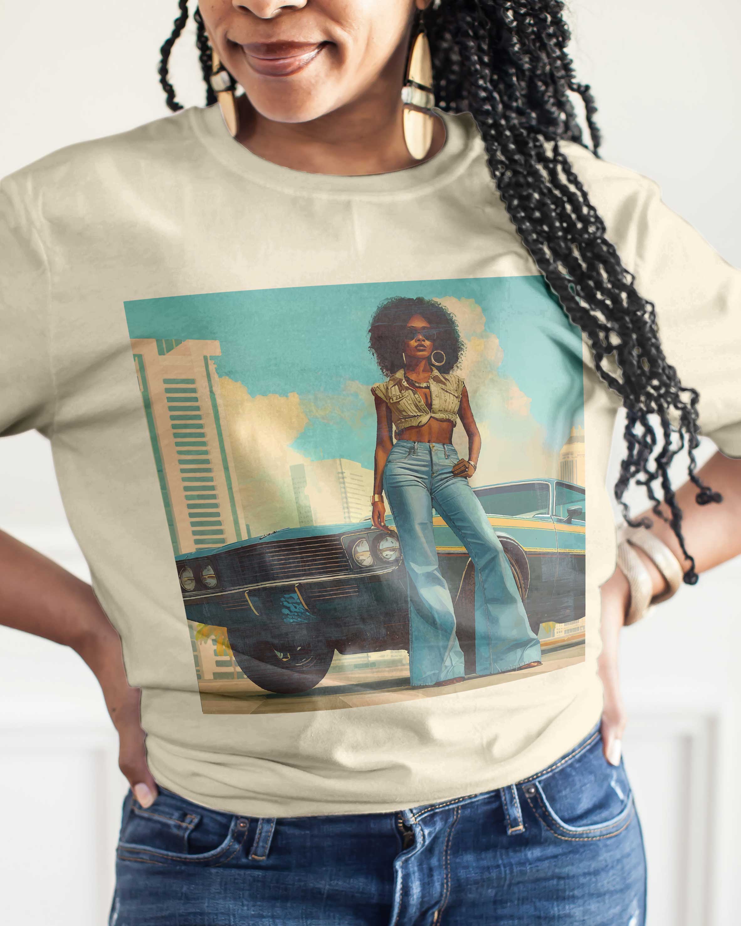 Miami Vibes Retro Women's Graphic T-shirt