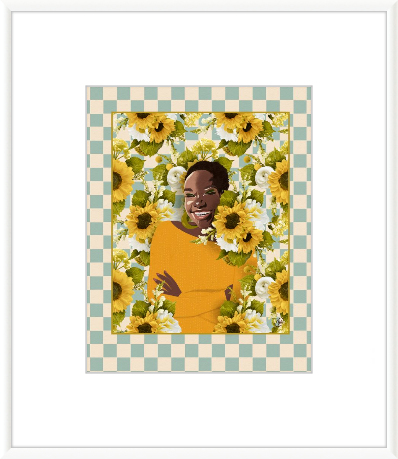 When Flower Bloom in the Sun Framed Art Print