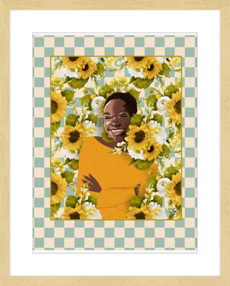 When Flower Bloom in the Sun Framed Art Print