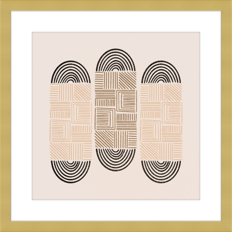 Cartouche Framed Art Print