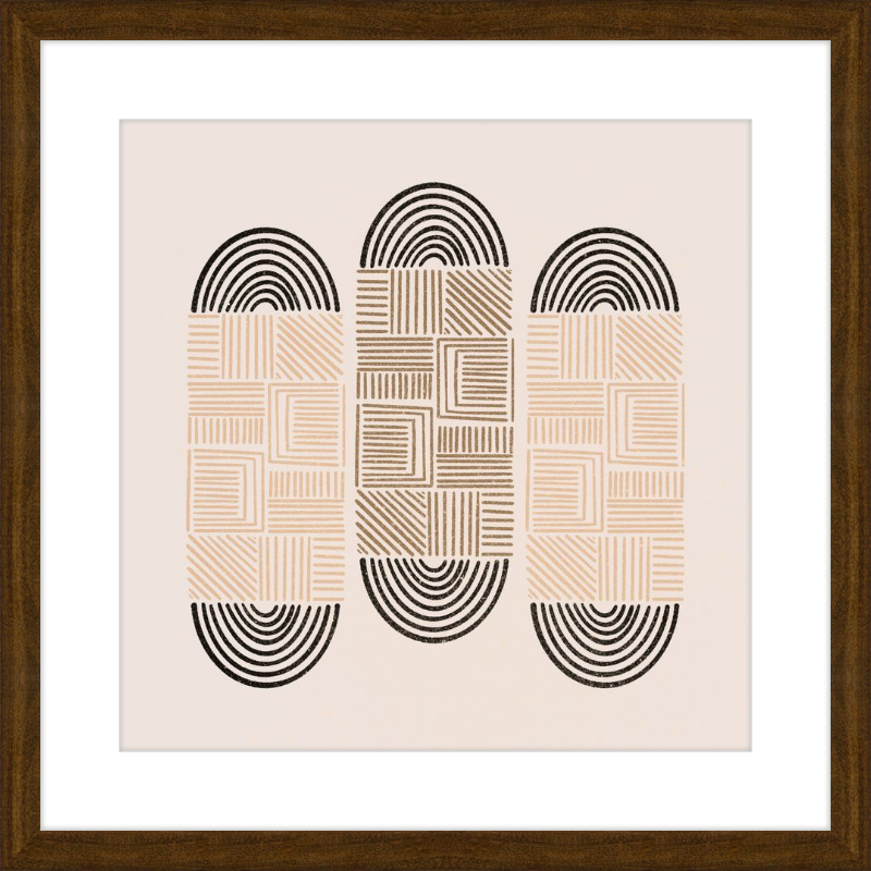 Cartouche Framed Art Print