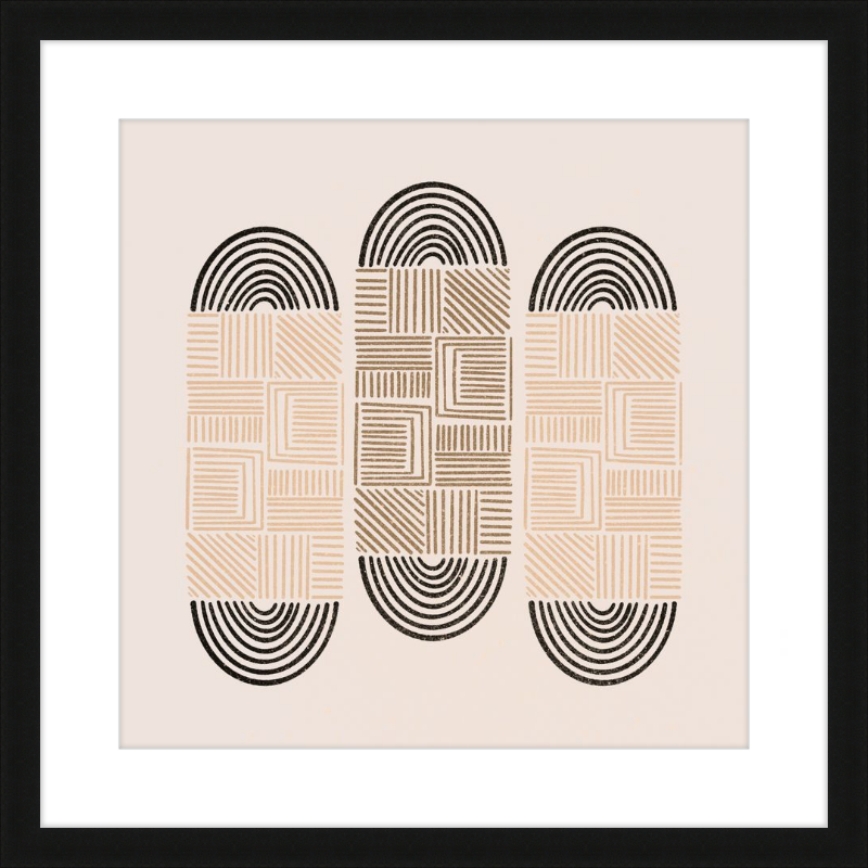 Cartouche Framed Art Print