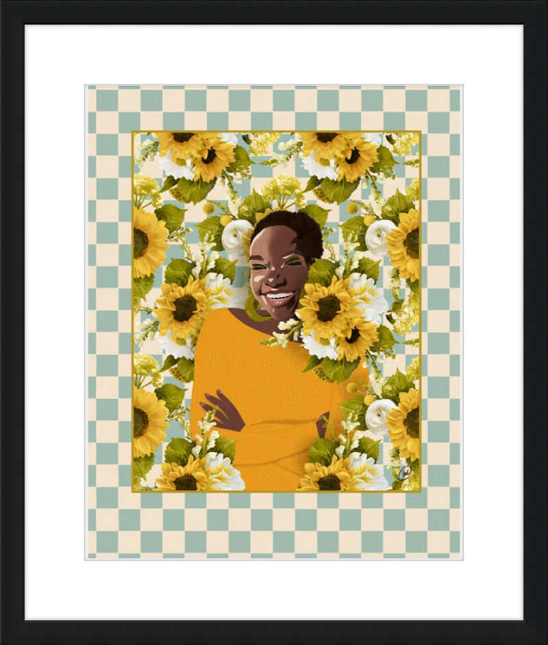 When Flower Bloom in the Sun Framed Art Print