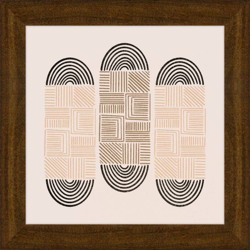 Cartouche Framed Art Print