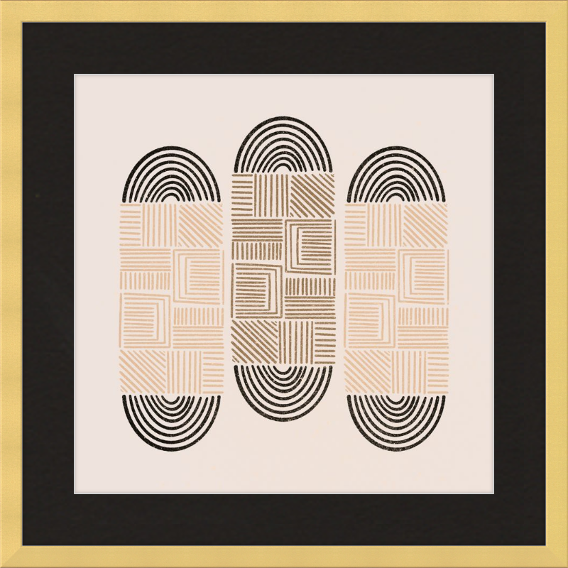 Cartouche Framed Art Print