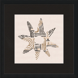 Cartouche Framed Art Print