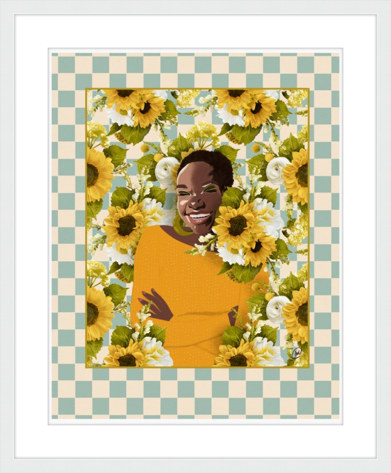 When Flower Bloom in the Sun Framed Art Print