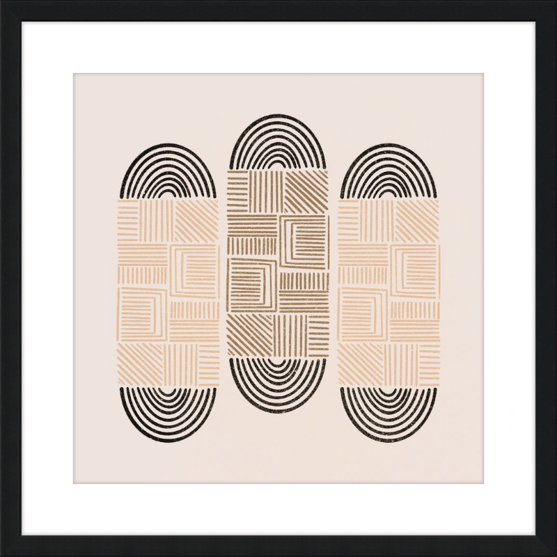Cartouche Framed Art Print