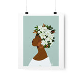 Flower Crown Premium Matte Art Print