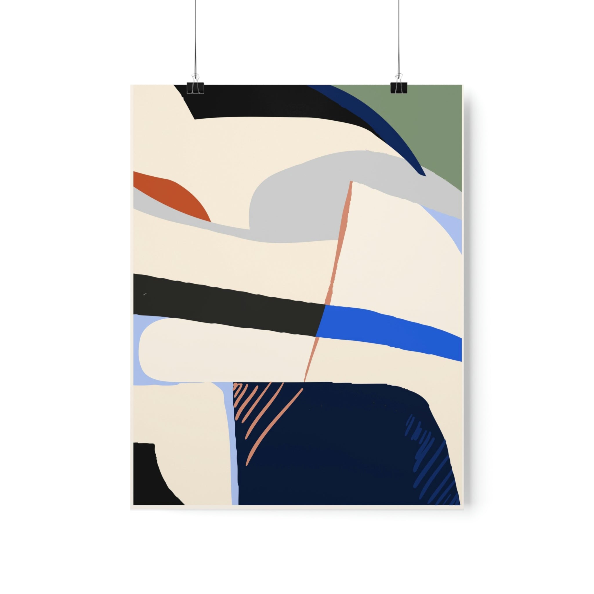 Abstract Navy | Art Print Collection