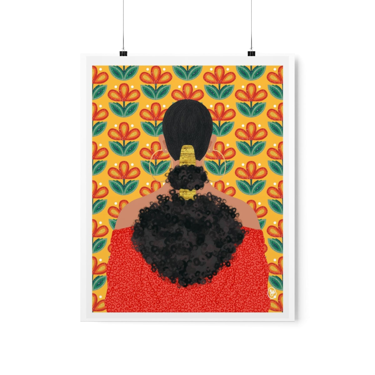 Curl Power | Premium Matte Original Art Print