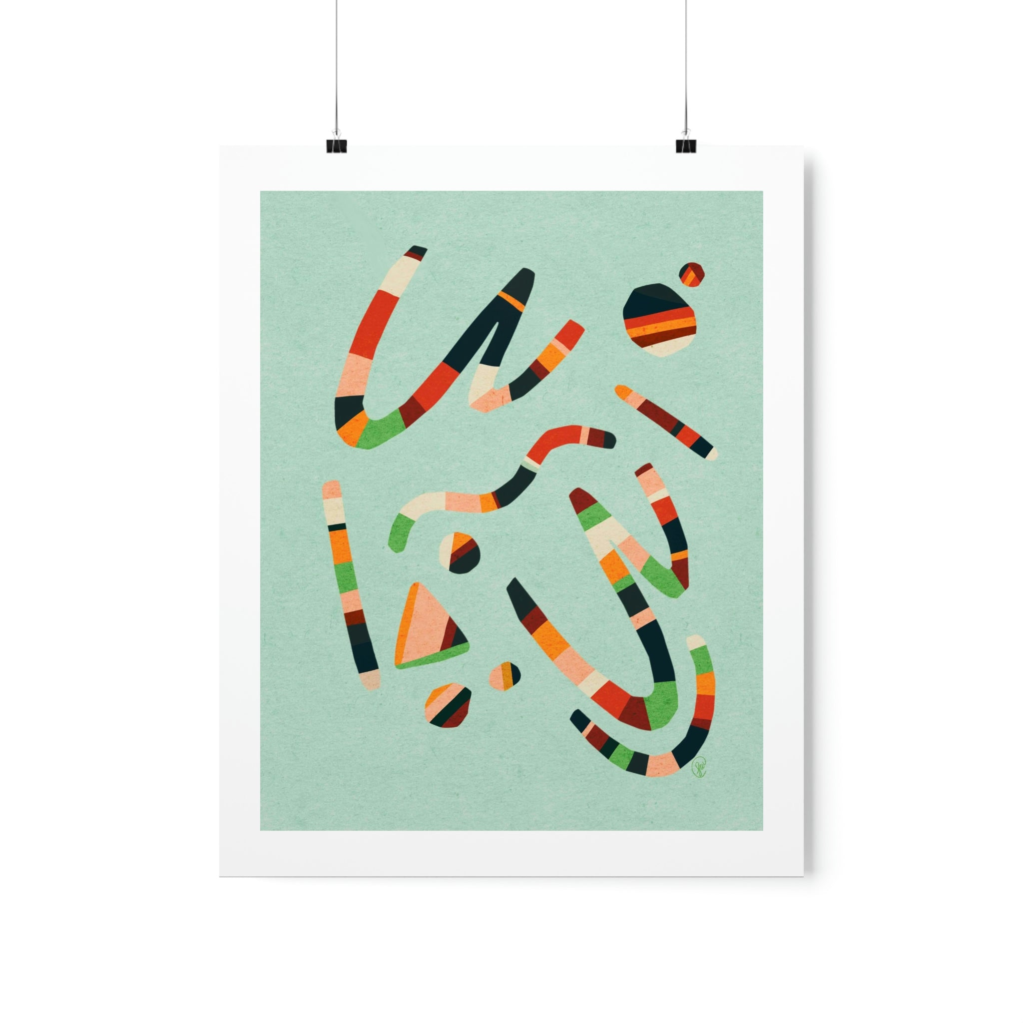Hop Scotch Sticks | Art Print Collection